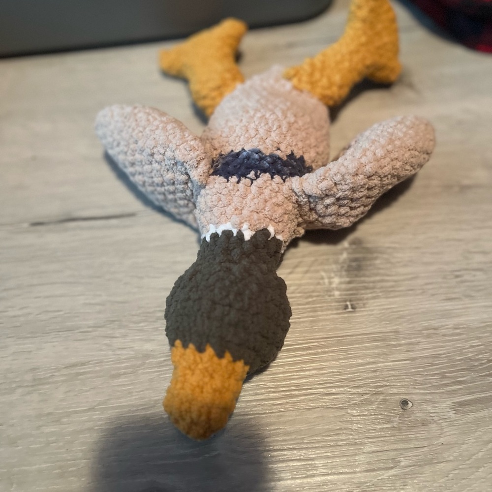 New crochet duck snuggler